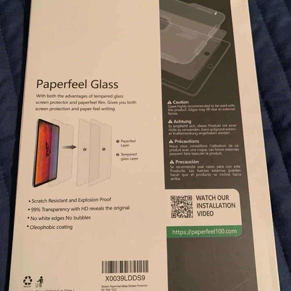 Bioton Screen Protector for Apple iPad 10.2” (2021/2020/2019)
